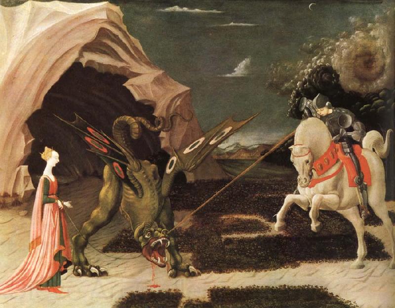 UCCELLO, Paolo Saint Goran and kite France oil painting art
